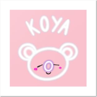 Glowing Koya Posters and Art